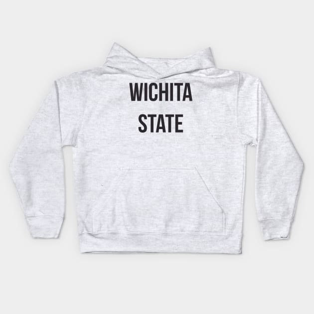 Wichita State (black) Kids Hoodie by EMP